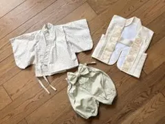 【極美品】ベビー袴と陣羽織の3点セット 初節句　着画あり