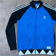 希少 アディダス 新撰組モチーフ トラックジャケット 3本ライン 青 黒