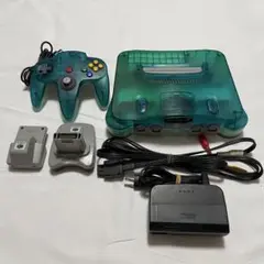 NINTENDO 64 NUS-001クリアブルー ニンテンドー 動作品