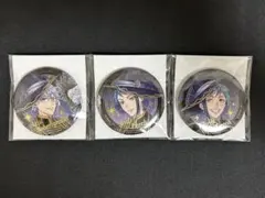 ツイステ トレーディング 箔押し缶バッジ ブルーム アズール ジェイド フロイド