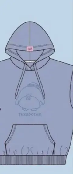 TUXEDO SAM フーディー Mサイズ ライトブルー