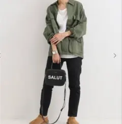 ミリタリージャケット カーキ