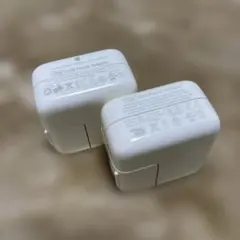 Apple 純正 USB Power Adapter 10W 12W 2個セット
