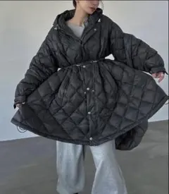 willfully×TAIONコラボ ダウンコート チャコール M