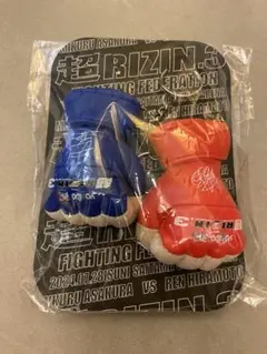 【新品未開封】超RIZIN3 朝倉未来　平本蓮　グローブキーホルダー