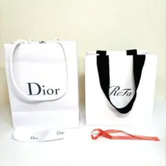 N orton様専用Dior & ReFa ショップ袋 2点　リボン2点セット