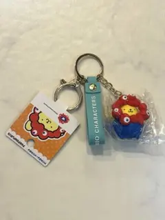 【新品未開封】ミャクミャク×ポムポムプリン　立体キーホルダー