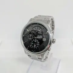 SEIKO ALBA セイコー アルバ メンズ クロノグラフ デイト 腕時計