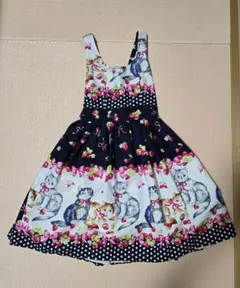 ✱激レア✱ ロリータ ワンピース 猫柄 Angelic pretty系 y2k