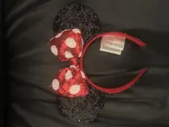 ミニーマウス　スパンコールカチューシャ　上海　ディズニー