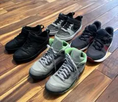 NIKE 子供靴 スニーカー 4足セット　AIR JORDAN他