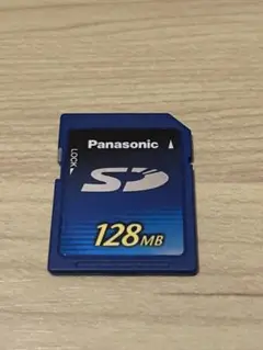 送料無料　Panasonic 128MB SDカード