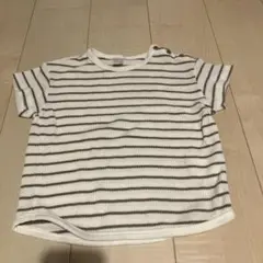 テータテート柔らかワッフル生地Tシャツ110