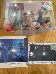 Mrs. GREEN APPLE 1番くじ クリアファイル F賞 3点セット