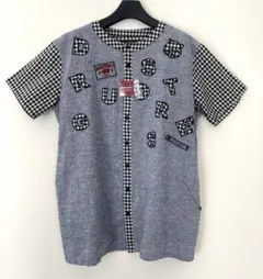 【新品】ドラッグストアーズ チュニックアルファベット刺繍 半袖のサムネイル