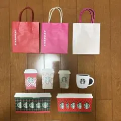 スターバックス ショップ袋 ミニショッパー 3枚・メッセージカード14枚セットのサムネイル