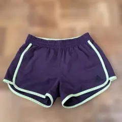 adidas 紫色 ショートパンツ　150