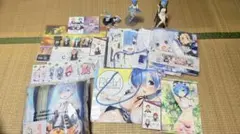 Re:ゼロ レム 多めのフィギュアとグッズセット