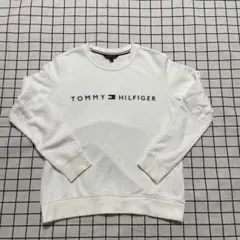 TOMMY HILFIGER トレーナー　白　Sサイズ