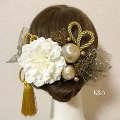 髪飾り　卒業式　成人式　振袖　袴　ヘアアクセサリー　結婚式　和玉