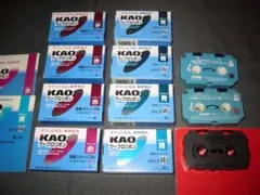 ★珍・新品・未開封★KAO　ワープロリボン（タイプW）メタリック青＆赤　8個