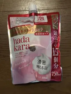 ハダカラ 泡 ボディソープ hadakara フローラルブーケの香り 詰め替えのサムネイル