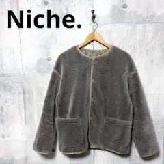Niche. ニッチ メンズ リバーシブルボアライナージャケット M