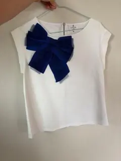 LANVIN en Bleu 半袖 リボン トップス 38のサムネイル