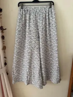 花柄 ガウチョパンツ