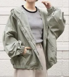 値下不可　tiptop ビッグシルエットマウンテンパーカー 新品未使用　カーキ