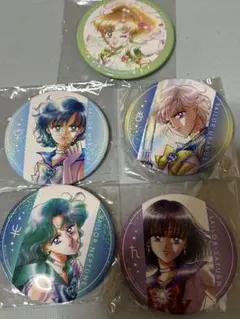 セーラームーン ホログラム缶バッジ 5個セット