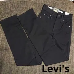 【新品】Levi's スキニーデニム ブラック CM.58/76 ストレッチのサムネイル