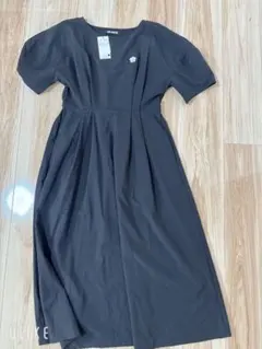 MARY QUANT 黒 カットソーワンピース Mのサムネイル