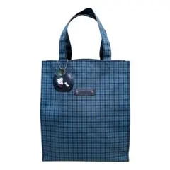 美品 familiar ファミリア トートバッグ ファミリアチェック 大サイズ