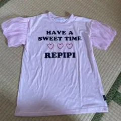 repipi armario フリル袖 半袖Tシャツ
