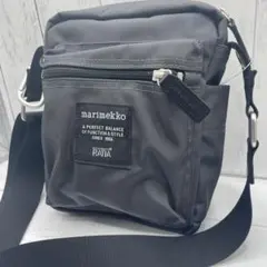 極美品 マリメッコ キャッシュ＆キャリー ショルダーバッグ ナイロン グレーのサムネイル