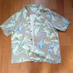 Tommy Bahama アロハシャツ ボタニカル柄　Ｌサイズ相当のサムネイル