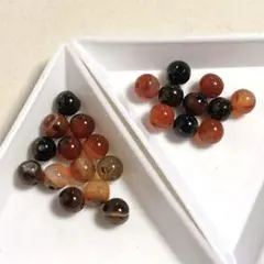 《お裾分け・天然石》ドリームアゲート8㍉玉縞有10粒 縞無13粒 【2点目以降