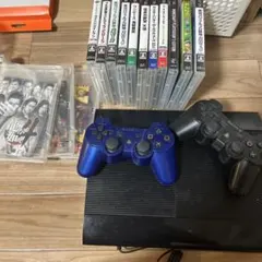 プレステ3本体、コントローラー×2、ソフト14本セット