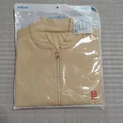UNIQLO AIRism UVカットメッシュブルゾン 90 ベージュ