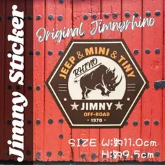 ジムニー　オリジナルサイデザイン　六角形　ステッカー