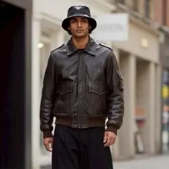 【m114】90s AMERICAN EXPRESS A-2 レザージャケット