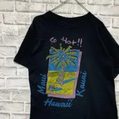 USA製90sヴィンテージTシャツ！シングルステッチ　ブラック半袖古着　L 30