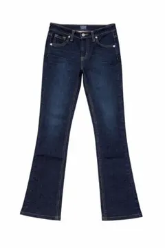 【日本製】EDWIN フレアデニム 27インチ 美脚シルエット 濃紺