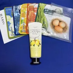 ハンドクリーム 保湿・柔軟性 乾燥肌用 韓国製　フェイスパック7種