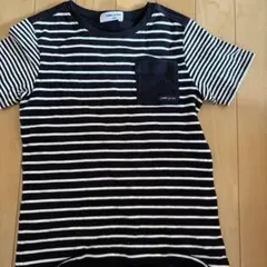 COMME CA FILLE ストライプ Tシャツ 130A