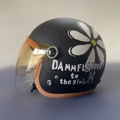 DAMMFLAPPER SL-001 FLOWER ブラック　ヘルメット Mのサムネイル