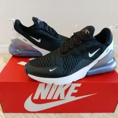 【新品】Nike (ナイキ) エアマックス 270 ブラック/ホワイトのサムネイル