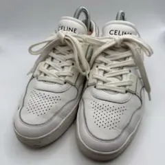 CELINE セリーヌ CT-07 レースアップ レザースニーカー 42 白 - メルカリ