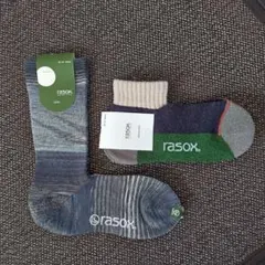 rasox L字型靴下 2足セット Mサイズ